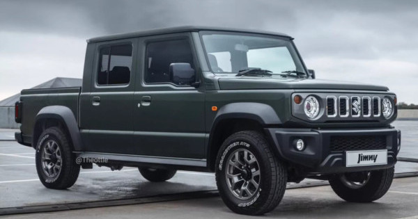 Begini Tampang Suzuki Jimny Versi Pikap Kabin&nbsp;Ganda